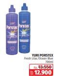 Promo Harga Yuri Porstex Regular Pembersih Toilet Lilac Fresh, Ocean Blue 700 ml - Lotte Grosir
