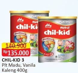 Promo Harga MORINAGA Chil Kid Platinum Vanila, Madu 400 gr - Alfamart