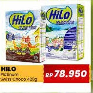 Promo Harga Hilo Platinum Swiss Chocolate 420 gr - Yogya
