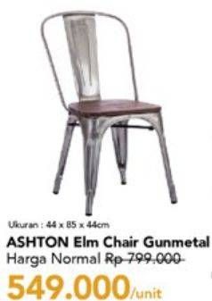 Promo Harga Ashton Elm Chair  - Carrefour