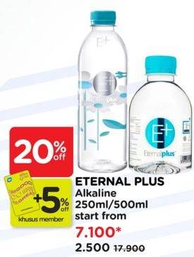 Promo Harga E Eternal Plus Alkaline Mineral Water 250 ml - Watsons