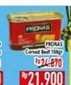 Promo Harga Pronas Corned Beef 198 gr - Hypermart