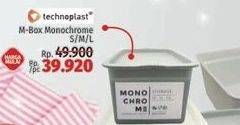 Promo Harga TECHNOPLAST Monochrome Box  - LotteMart