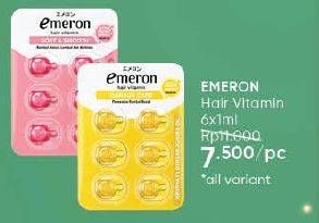 Promo Harga Emeron Hair Vitamin All Variants 6 pcs - Guardian
