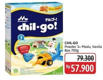 Promo Harga Morinaga Chil Go Bubuk 3+ Vanilla, Madu 700 gr - Alfamidi