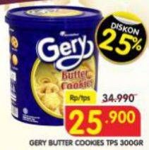 Promo Harga Gery Butter Cookies 300 gr - Superindo