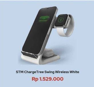 Promo Harga STM Charge Tree Swing Wireless White  - iBox