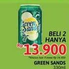 Promo Harga Green Sands Minuman Soda 330 ml - Alfamidi