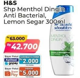 Promo Harga Head & Shoulders Shampoo Lemon Fresh 300 ml - Alfamart