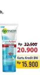 Promo Harga GARNIER Pure Active Anti Acne White Scrub 100 ml - Alfamart