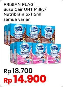 Promo Harga Frisian Flag Milky/Nutribrain UHT  - Indomaret