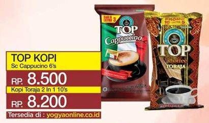 Promo Harga TOP COFFEE Kopi Toraja per 10 sachet 25 gr - Yogya