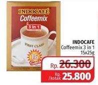 Promo Harga Indocafe Coffeemix per 15 sachet 25 gr - Lotte Grosir