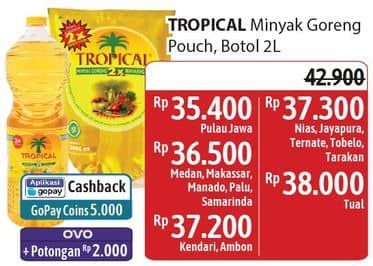 Harga Tropical Minyak Goreng Botol/Pouch