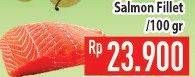 Promo Harga Salmon Fillet per 100 gr - Hypermart