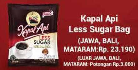 Promo Harga Kapal Api Special Mix Less Sugar per 20 sachet 21 gr - Hypermart