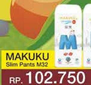 Promo Harga Makuku Air Diapers Slim Pants M32 32 pcs - Yogya