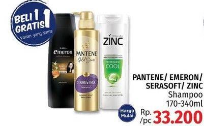 Promo Harga Pantene/ Emeron/ Serasoft/ Zinc Shampoo  - LotteMart