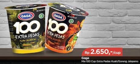 Promo Harga Gaga 100 Extra Pedas Goreng Jalapeno, Kuah Jalapeno 75 gr - TIP TOP