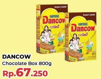 Promo Harga Dancow FortiGro Susu Bubuk Instant Cokelat 800 gr - Yogya