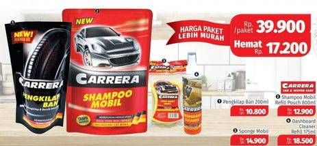 Promo Harga Carrera Pengkilap Ban/Shampoo Mobil/Spons/Pembersih Dashboard  - Lotte Grosir