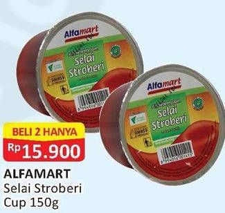 Promo Harga ALFAMART Selai Strawberry per 2 pcs 150 gr - Alfamart