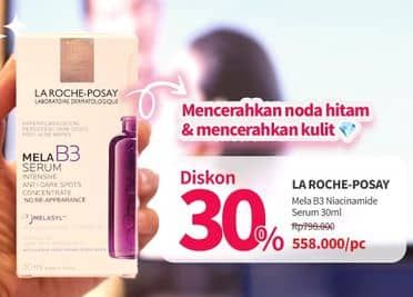 Promo Harga La Roche Posay Mela B3 Niacinamide Serum 30 ml - Guardian