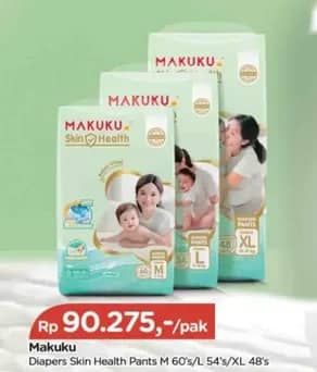 Promo Harga Makuku Skin Health Pants M60, L54, XL48 48 pcs - TIP TOP
