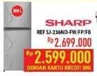 Promo Harga SHARP SJ-236 MG | Refrigerator 2 Door  - Hypermart