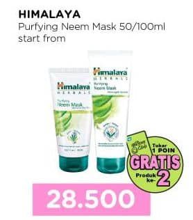 Himalaya Purifying Neem Mask 50 ml Harga Promo Rp28.500, Start from, Tukar 1 poin gratis produk ke-2