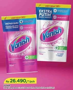 Promo Harga Vanish Penghilang Noda Cair Pink, Putih 750 ml - TIP TOP