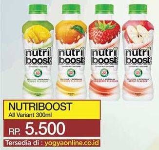Promo Harga MINUTE MAID Nutriboost Apple, Mango, Orange, Strawberry 300 ml - Yogya