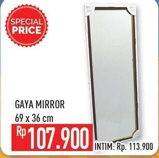 Promo Harga Gaya Mirror 69 X 36 Cm  - Hypermart