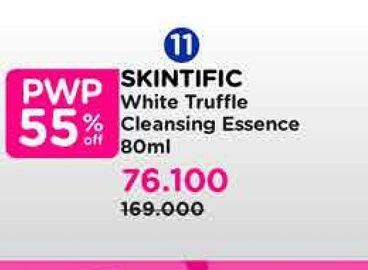 Promo Harga Skintific White Truffle Cleansing Essence 80 ml - Watsons