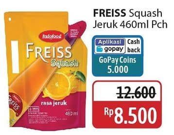 Promo Harga Freiss Syrup Squash Orange 460 ml - Alfamidi