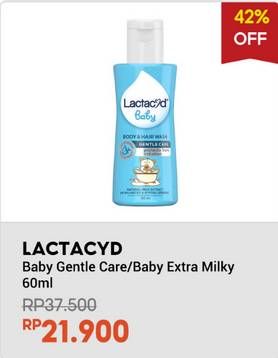 Promo Harga Lactacyd Baby Liquid Soap/Lactacyd Baby Body & Hair Wash Ekstra Milky   - Indomaret