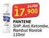 Promo Harga Pantene Shampoo Anti Dandruff, Hair Fall Control 110 ml - Alfamidi