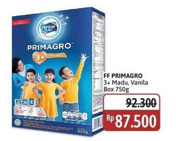 Promo Harga Frisian Flag Primagro 3+ Madu, Vanilla 750 gr - Alfamidi