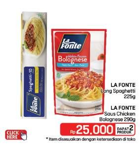 Promo Harga La Fonte Saus Pasta/La Fonte Spaghetti   - LotteMart