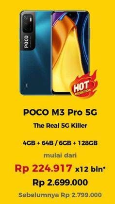 Promo Harga XIAOMI Poco M3 Pro 5G  - Erafone