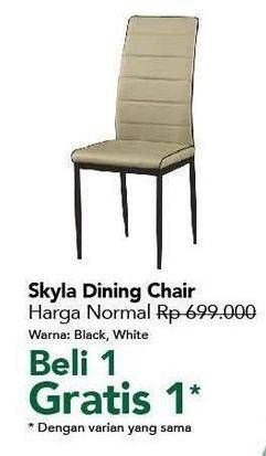 Promo Harga Dining Chair Skyla  - Carrefour