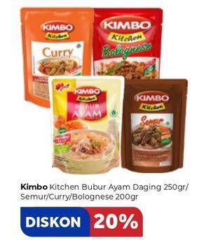 Promo Harga Kimbo Kitchen Bubur/Siap Santap  - Carrefour
