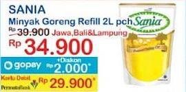 Promo Harga Sania Minyak Goreng 2000 ml - Indomaret