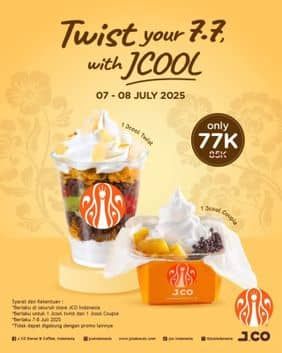 Promo Harga Twist your 7.7 with JCOOL  - JCO