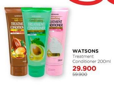 Promo Harga WATSONS Treatment Conditioner 200 ml - Watsons