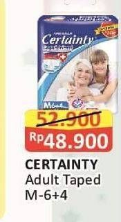 Promo Harga Certainty Adult Diapers M10 10 pcs - Alfamart