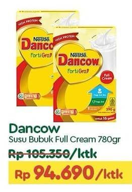 Promo Harga Dancow FortiGro Susu Bubuk Full Cream 800 gr - TIP TOP