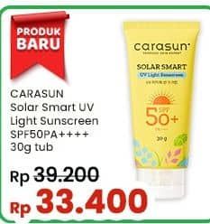 Carasun Solar Smart Uv Light Sunscreen Spf 50 Pa