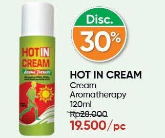 Promo Harga HOT IN Cream Nyeri Otot Aroma Therapy 120 ml - Guardian