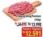 Promo Harga Daging Giling Sapi Premium per 100 gr - Hypermart